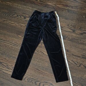 Black Velvet Pants